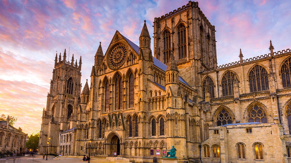 Weekend break in York: St Peter's Minster in the city centre